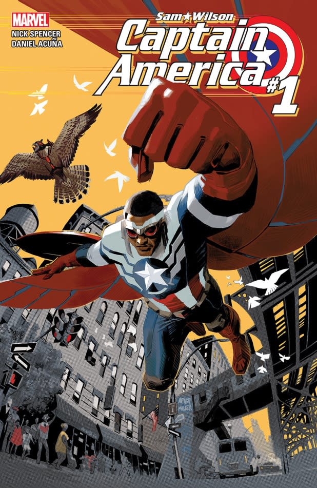 the falcon and the winter soldier marvel comics captain america sam wilson suit