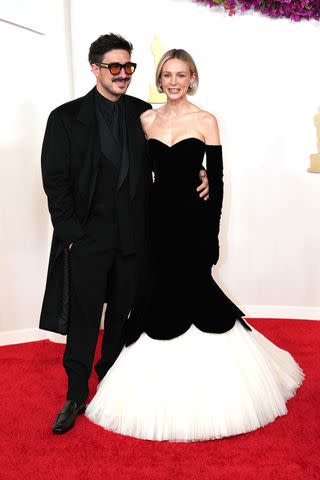 <p>Jeff Kravitz/FilmMagic</p> Marcus Mumford and Carey Mulligan on March 10, 2024 in Hollywood, California.