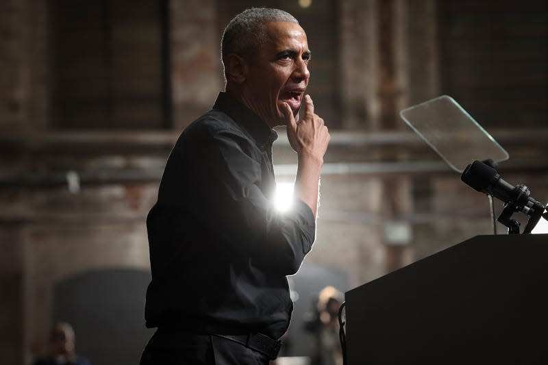 ATLANTA, GEORGIA - DECEMBER 01: Former U.S. President Barack Obama