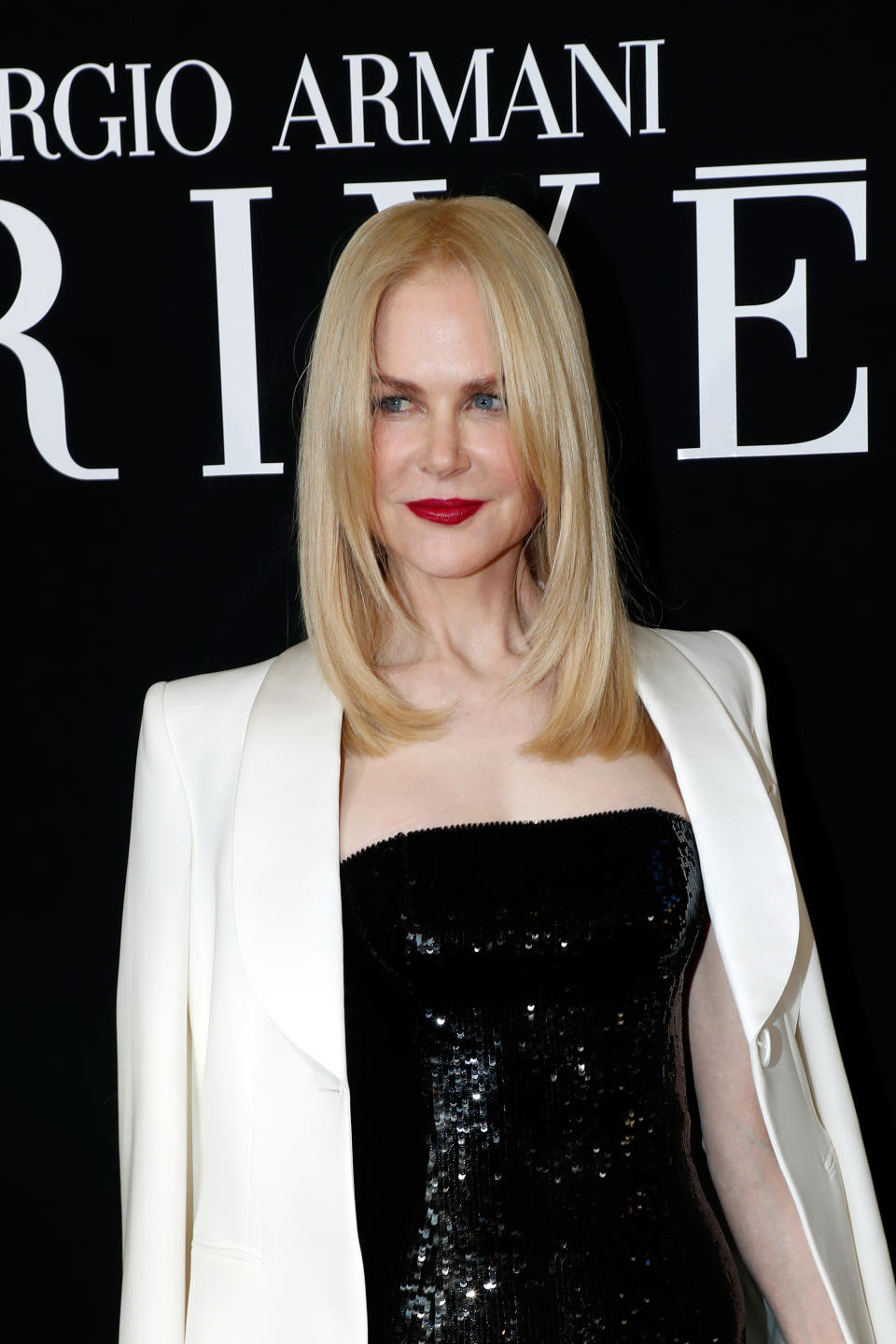 PARIS, FRANCE - JULY 02: Nicole Kidman attends the Giorgio Armani Prive Haute Couture Fall/Winter 2019 2020 show as part of Paris Fashion Week on July 02, 2019 in Paris, France. (Photo by Bertrand Rindoff Petroff/Getty Images)