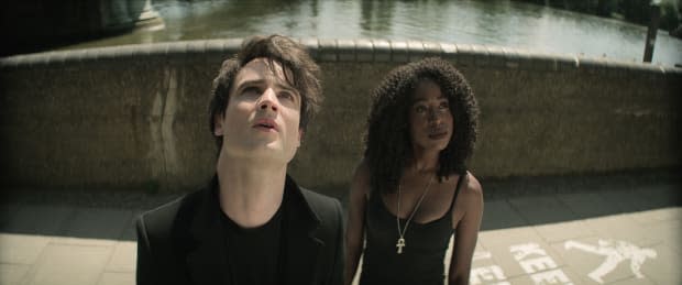 Tom Sturridge as Dream and Kirby Howell-Baptiste as Death in Netflix's "The Sandman"<p>Netflix</p>