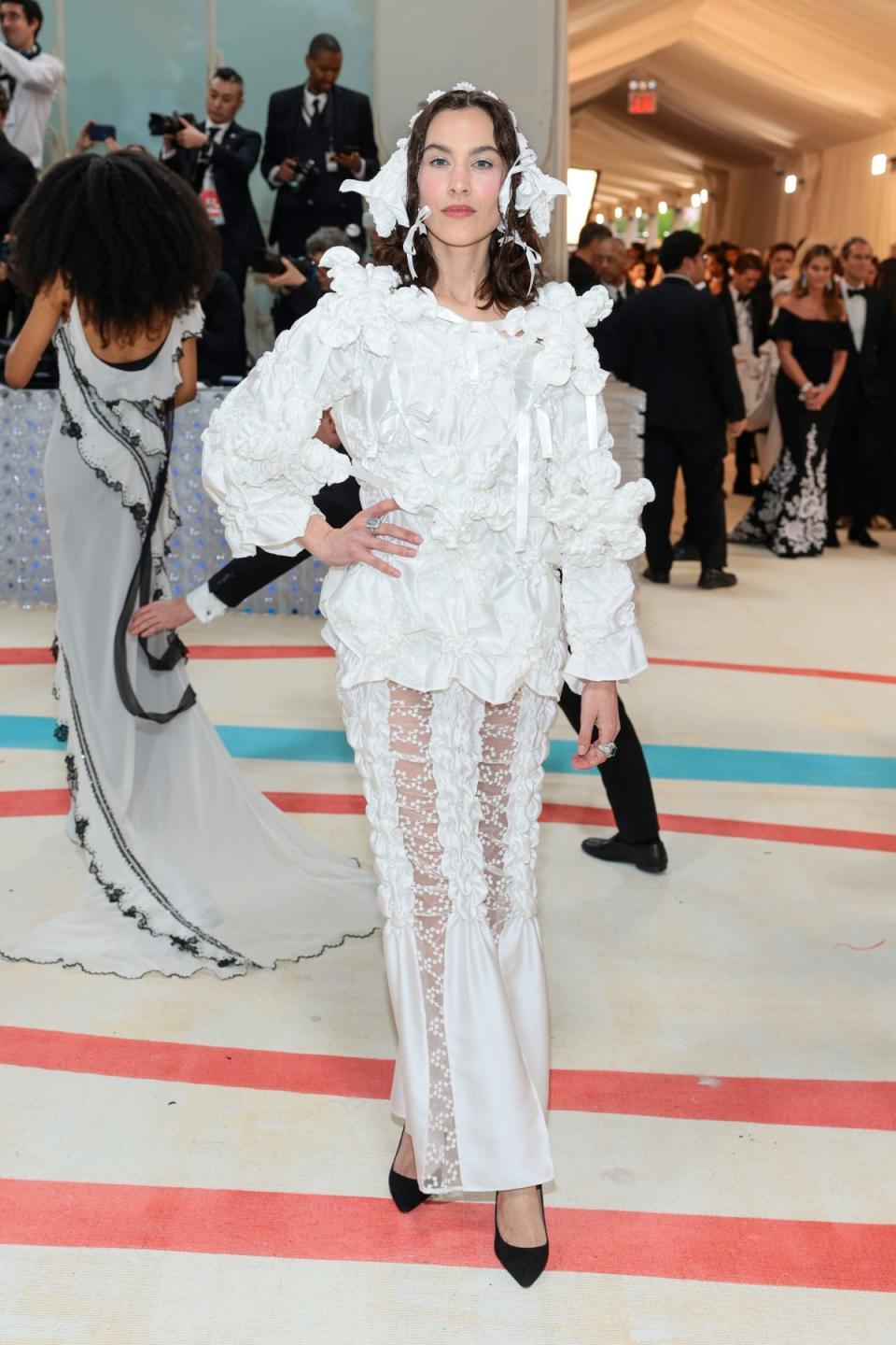 Alexa Chung in Róisín Pierce.