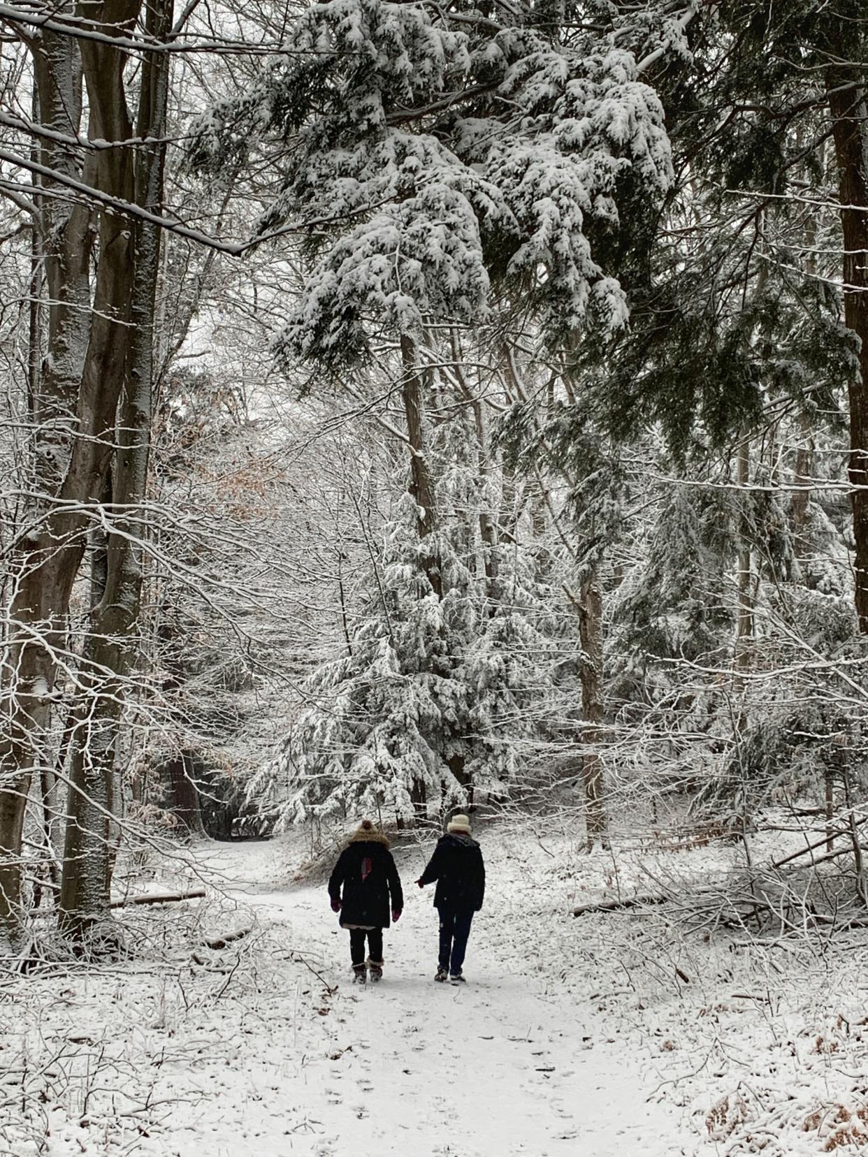 Walking with a friend can be an effective way to connect without distraction.