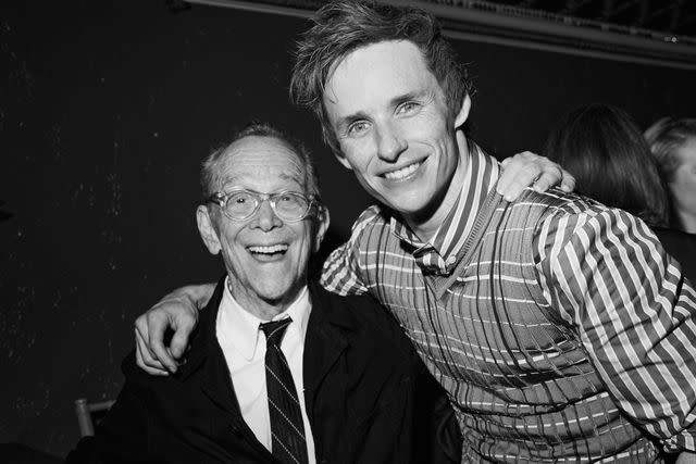 <p>Jenny Anderson </p> Joey Grey and Eddie Redmayne on April 11.