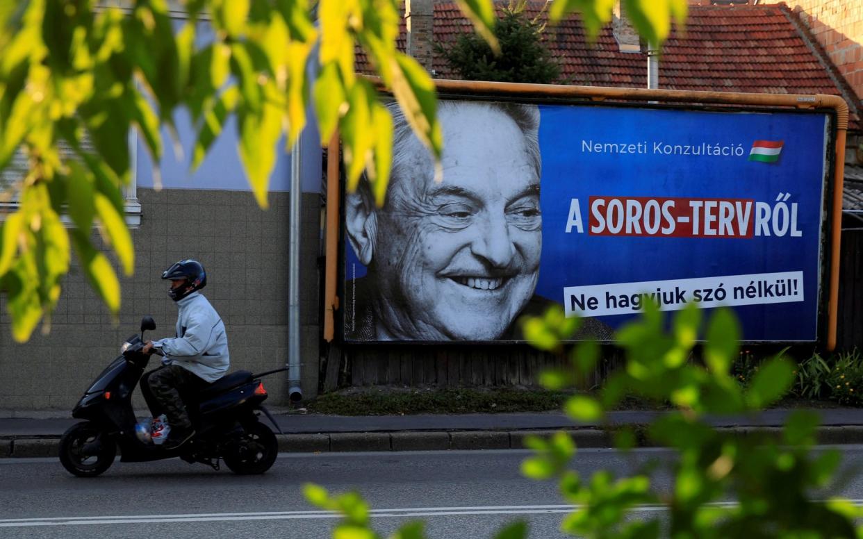 Viktor Orban has vilified George Soros, the billionaire financier who has campaigned for migrant rights and for Britain to remain in the UK - REUTERS