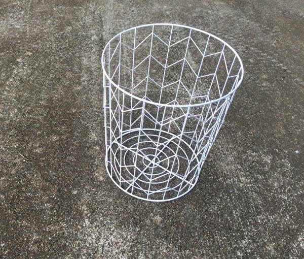 Before: Wire Waste Basket