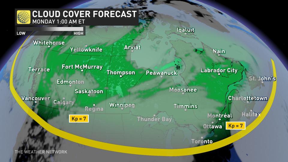 Geomagnetic Storm Cloud Forecast March 25 2024