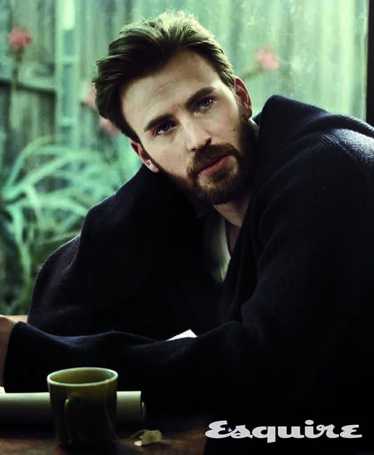 Chris Evans isn't afraid to speak out. (Photo: Mark Segal/Esquire)