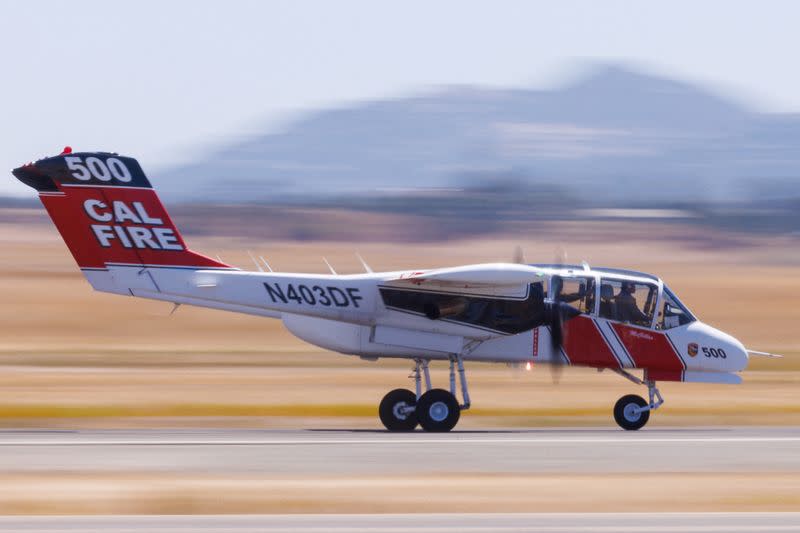 Cal Fire Air Attack Base at Ramona airport in California