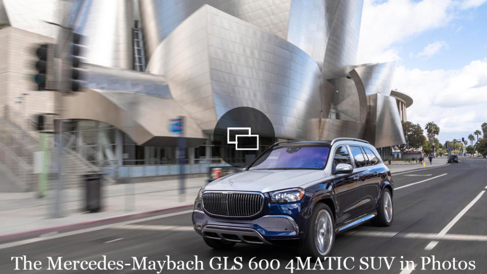 Driving the Mercedes-Maybach GLS 600 4MATIC SUV.