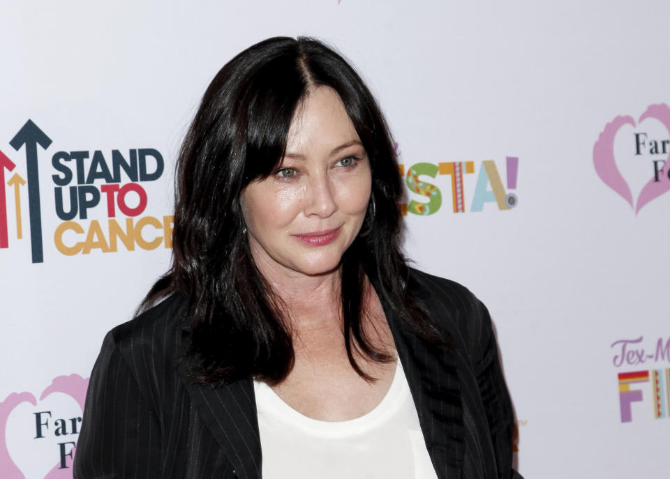 Shannen Doherty attends the Farrah Fawcett Foundation's Tex-Mex Fiesta at Wallis Annenberg Center for the Performing Arts on September 06, 2019 in Beverly Hills, California. (Photo by Tibrina Hobson/WireImage)