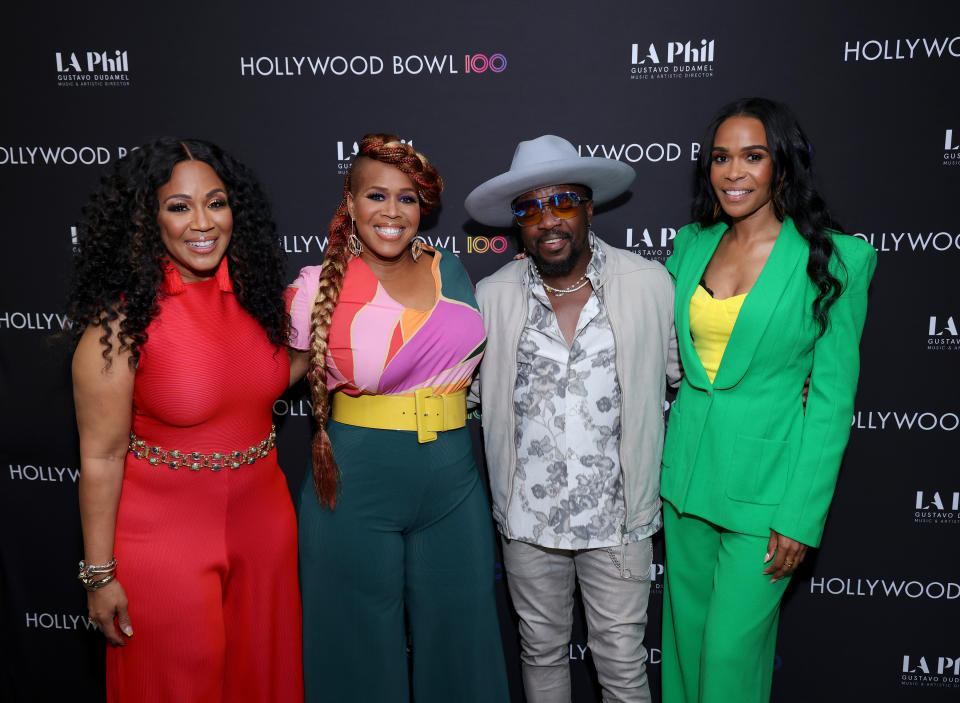 Mary Mary, Anthony Hamilton and Michelle Williams at the Juneteenth concert at the Hollywood Bowl - Credit: Craig T. Mathew/Mathew Imaging