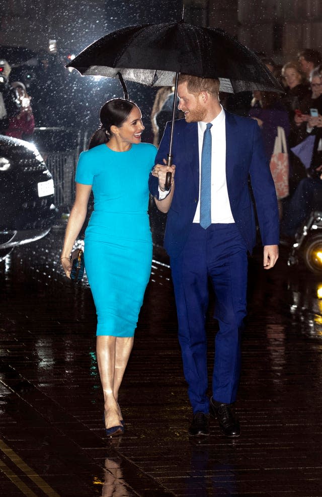 The Duke and Duchess of Sussex attend the Endeavour Fund Awards