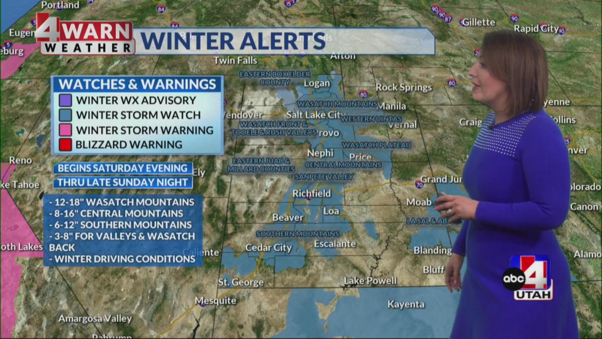 01//05/2024 10 p.m. forecast Another winter storm tracking toward Utah