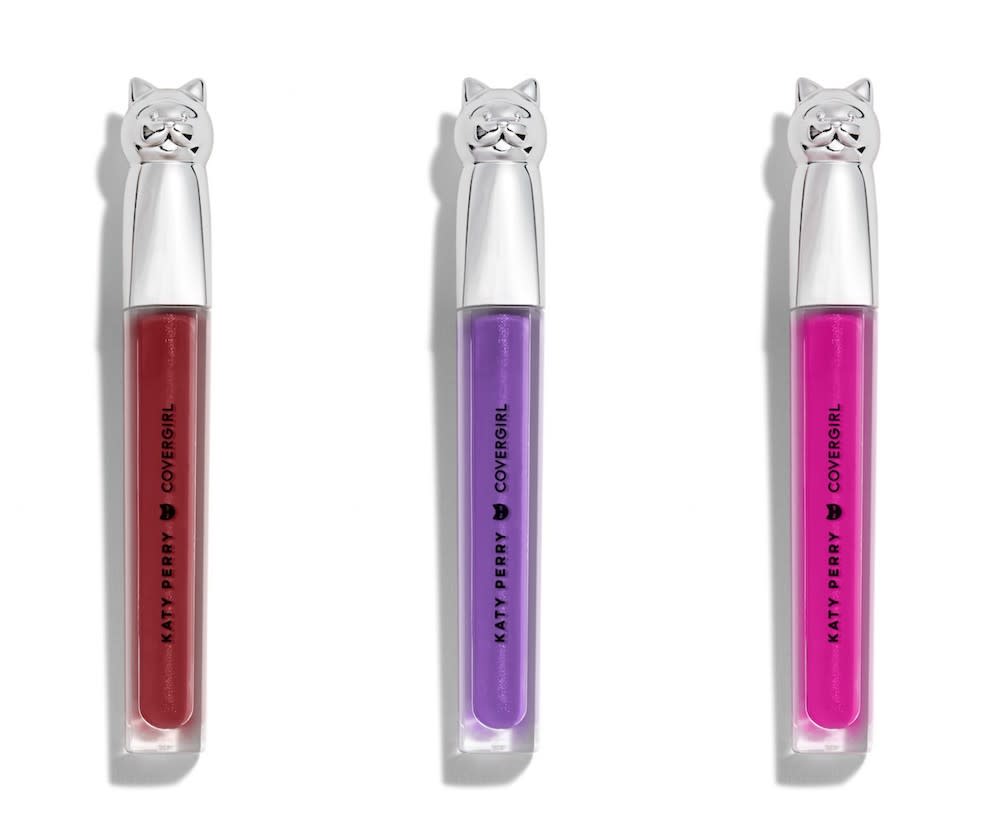 Katy Perry and CoverGirl launched vibrant new lip glosses that are a cat lover’s dream