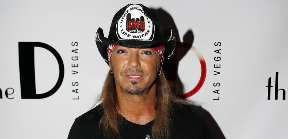 Bret Michaels at the grand opening of The D Las Vegas at the Fremont Street Experience on October 13, 2012, in Las Vegas, Nevada.