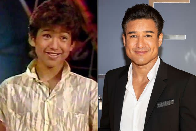 <p>disney channel; getty</p> Mario Lopez on Kids Inc. and Now