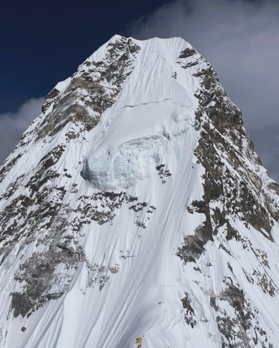 The upper part of Ama Dablam.