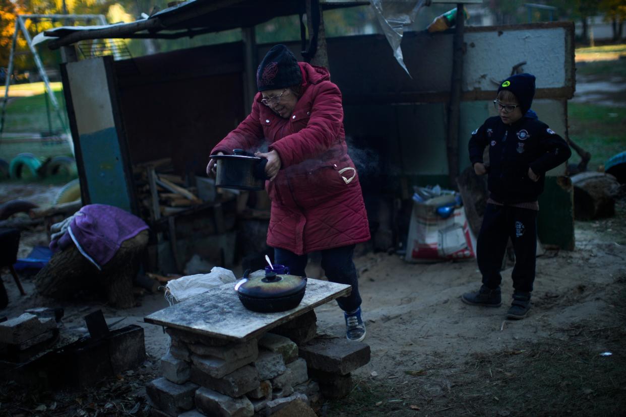 Last winter Ukrainians were forced to survive harsh conditions without power as Moscow targeted power plants (Copyright 2022 The Associated Press. All rights reserved)