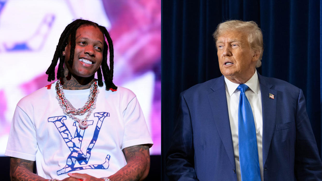 Lil Durk and Donald Trump