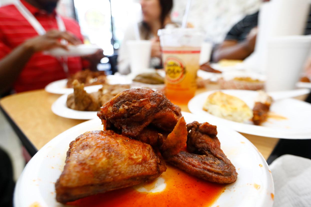 A look at Uncle Lou's fried chicken on Aug. 6, 2019.