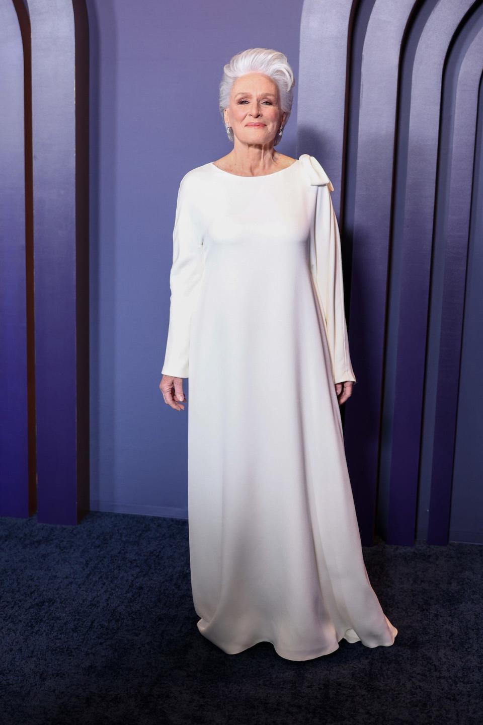 Glenn Close at the Governors Awards in Los Angeles on January 9, 2024.