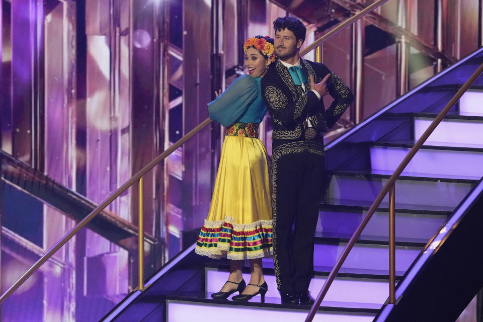 Xochitl Gomez and Val Chmerkovskiy on 