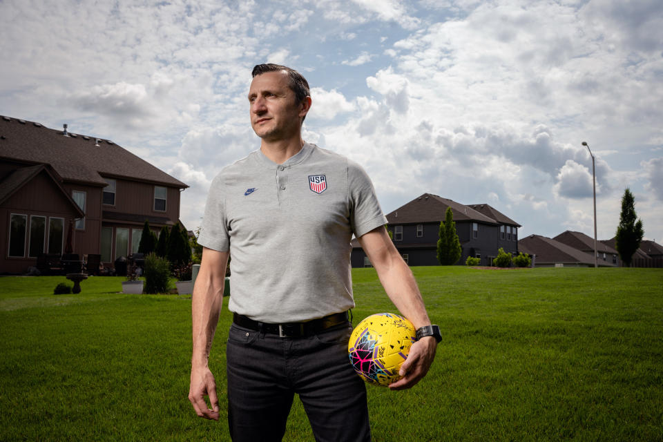 Vlatko Andonovski no ha perdido ni un solo partido como entrenador del equipo de fútbol femenil de Estados Unidos y los Juegos Olímpicos no son el momento para que eso cambie. (Christopher Smith / The New York Times)