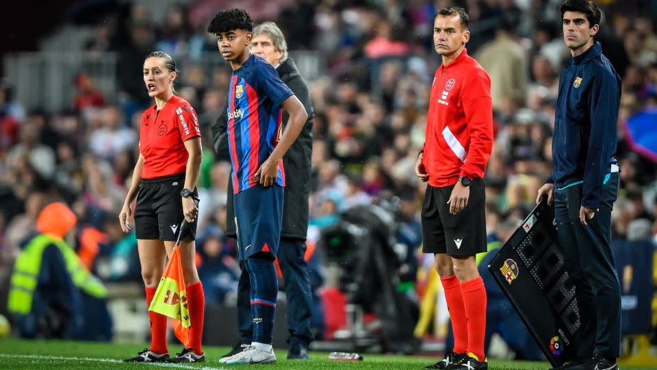 Yamal made his debut for Barcelona at the age of 15. - Felipe Mondino/LiveMedia/Shutterstock