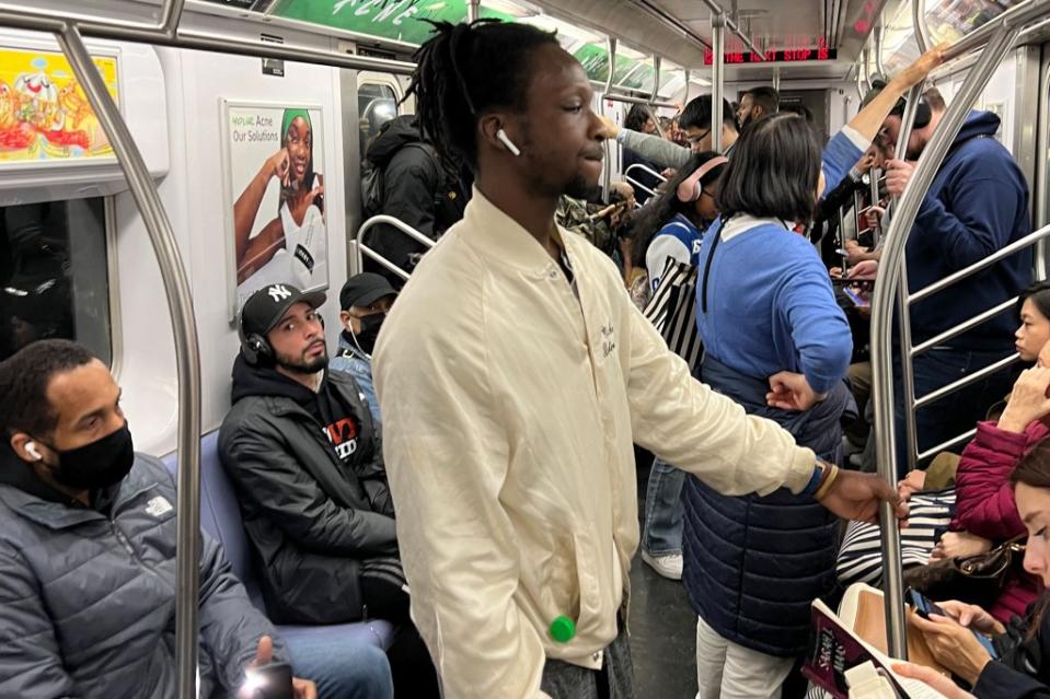 The 56-year-old attorney (not pictured) was heading uptown on a “not terribly crowded” No. 2 train at 6:20 p.m. Wednesday when the crazed straphanger growled, “Back the f–k up” then struck him, the victim and police said Friday.