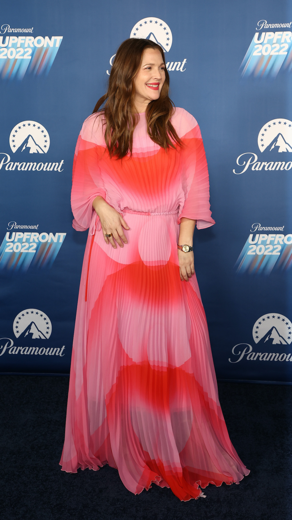Drew Barrymore attends the 2022 Paramount Upfront at 666 Madison Avenue on May 18, 2022 in New York City