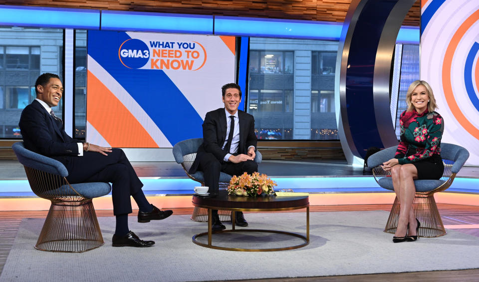 T.J. Holmes, David Muir, Dr. Jen Ashton, David Muir, GMA3: What You Need to Know, 2021