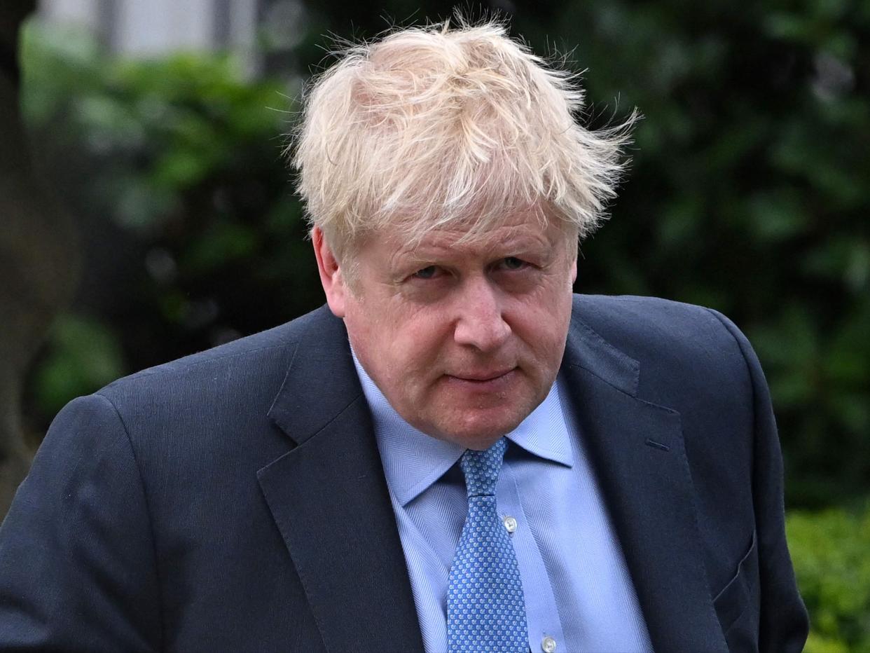 Boris Johnson earlier this week (AFP via Getty Images)