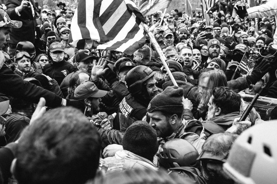 Photographer Mel Cole, a New Jersey resident, photographed the January 6 insurrection at the U.S. Capitol in Washington D.C. where supporters of former President Donald Trump stormed the federal building.