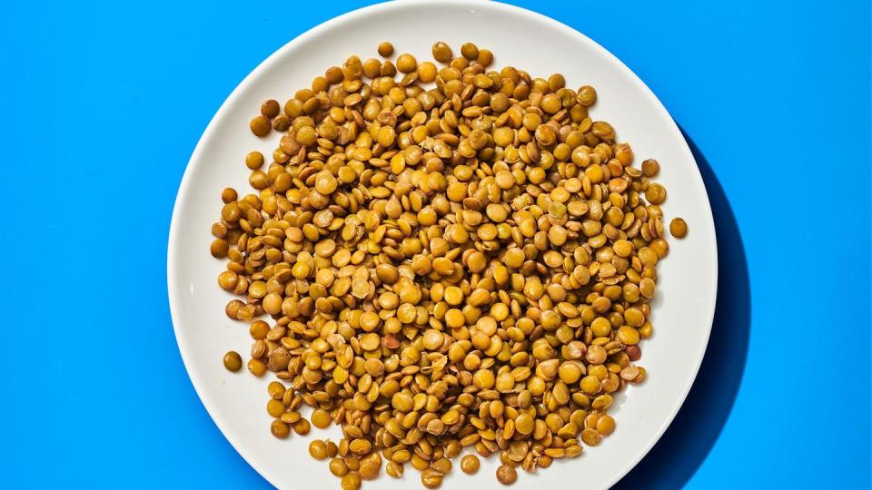a bowl of lentils