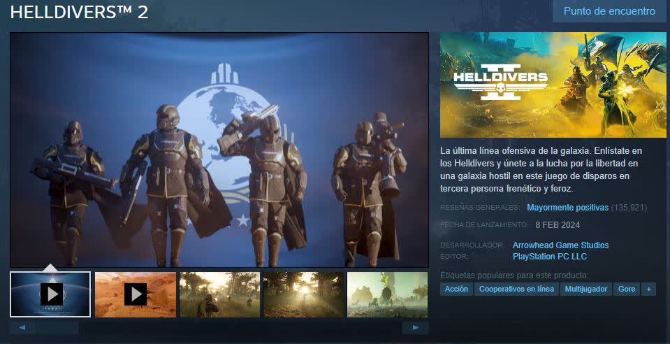 Despúes de un inicio complicado, Helldivers 2 ya tiene reseñas positivas en Steam