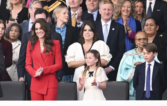 Getty Kate Middleton, Princess Charlotte and Prince George