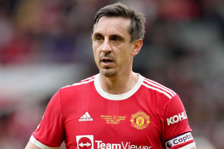 El antiguo lateral derecho del Manchester United, Gary Neville