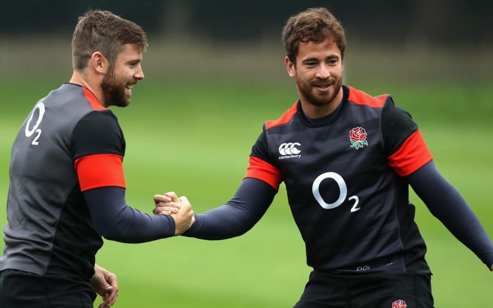 Elliot Daly (left) and Danny Cipriani (right) are both in the England match-day squad to face the Barbarians - Getty Images Europe