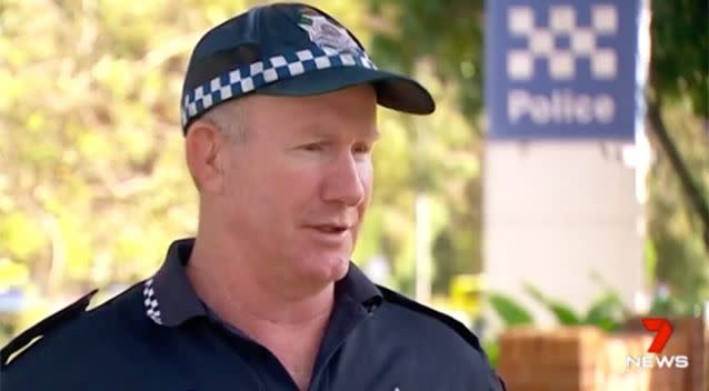 Snr Sgt Mahoney said Mr Brand was in the wrong. Photo: 7 News