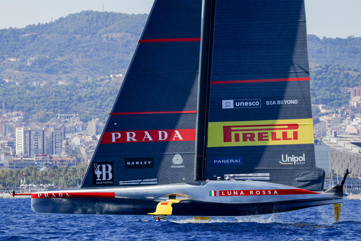 Italy's Luna Rossa showed two skippers are better than one on the