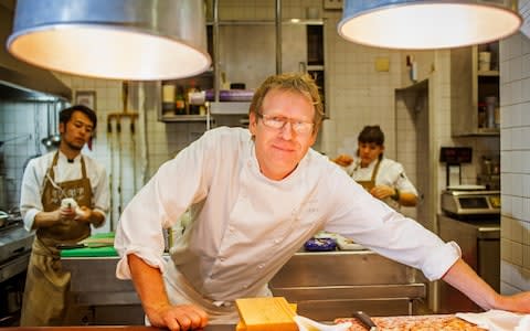 Bernd Knoller, chef of the RiFF restaurant - Credit: Alamy Stock