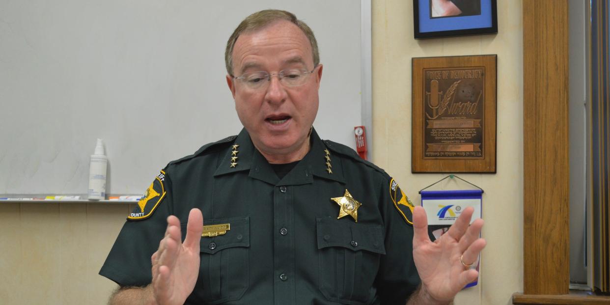 Polk County Sheriff Grady Judd pictured in 2014.