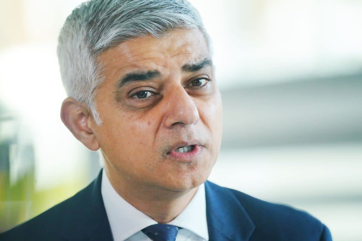 Sadiq Khan has urged the Tories to return money donated by Frank Hester (PA Wire)