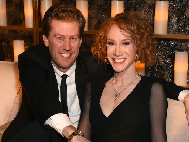 <p>FilmMagic</p> Randy Bick and Kathy Griffin attend HBO's Official 2019 Emmy After Party on September 22, 2019 in Los Angeles, California.