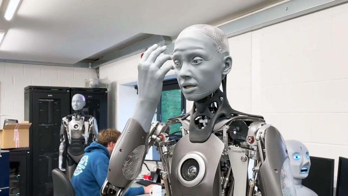 Spektakulær sagtmodighed lys s Ameca' robot shows off more human-like facial expressions | Engadget