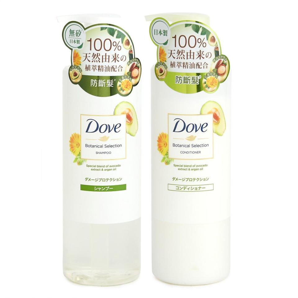 【評級：C】Unilever Dove Botanical Selection Damage Protection Shampoo+Conditioner