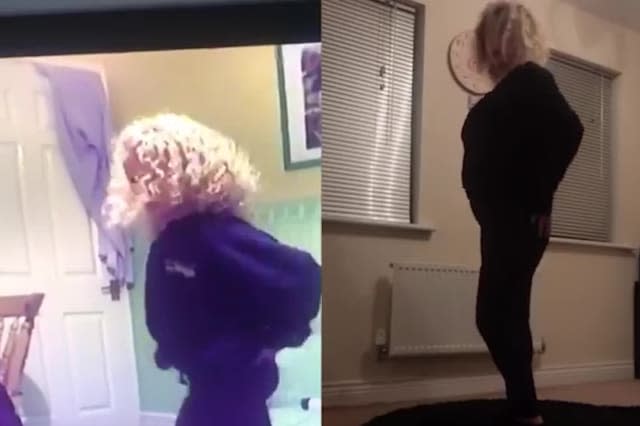 Woman recreating dances she performed when she was six