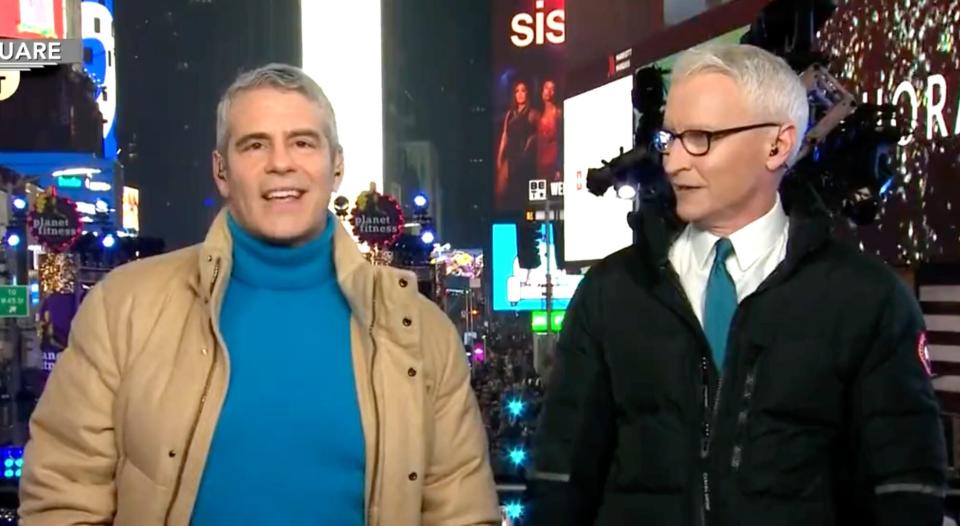 Anderson Cooper and Andy Cohen