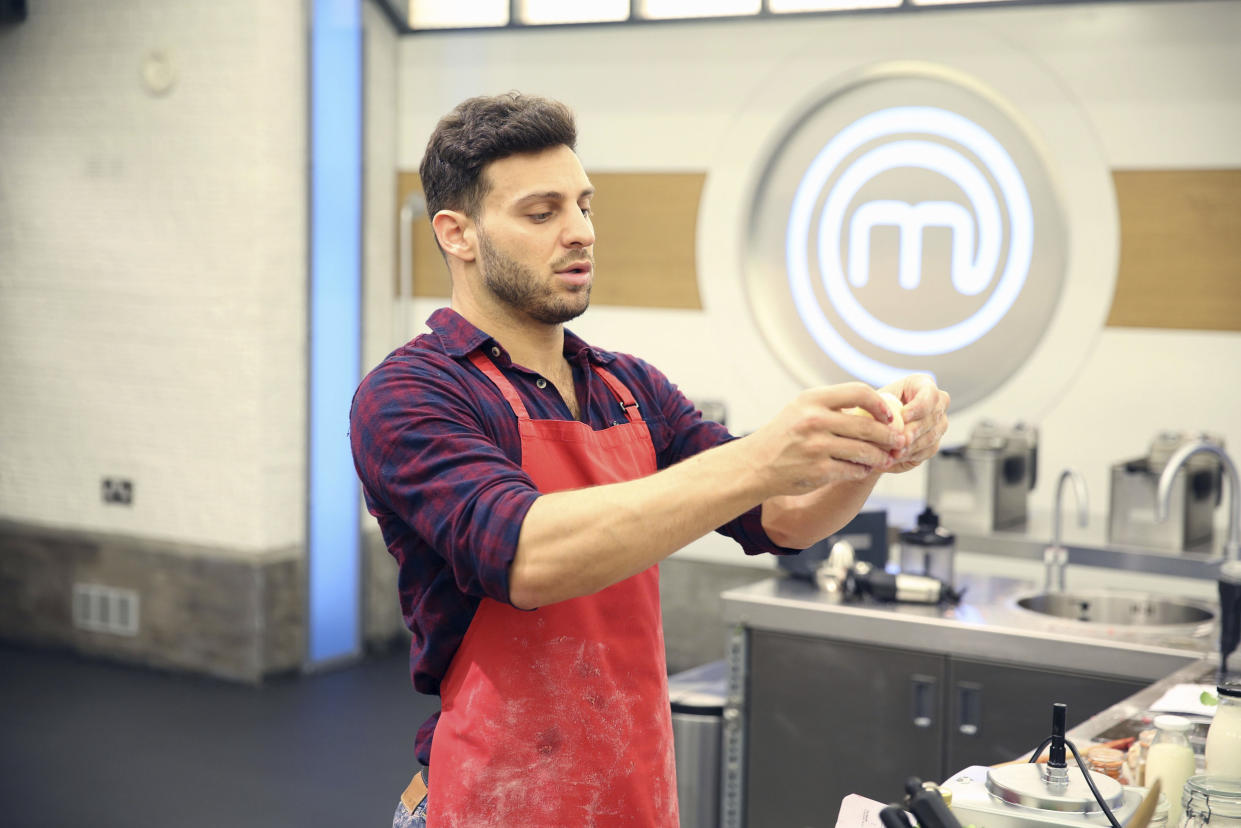 Celebrity MasterChef's Vito Coppola. (BBC)